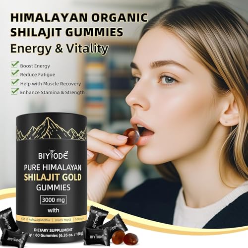 Pure Himalayan Shilajit Gummies Natural Organic