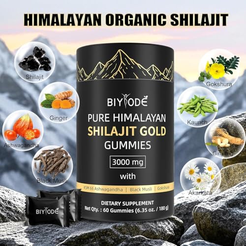 Pure Himalayan Shilajit Gummies Natural Organic